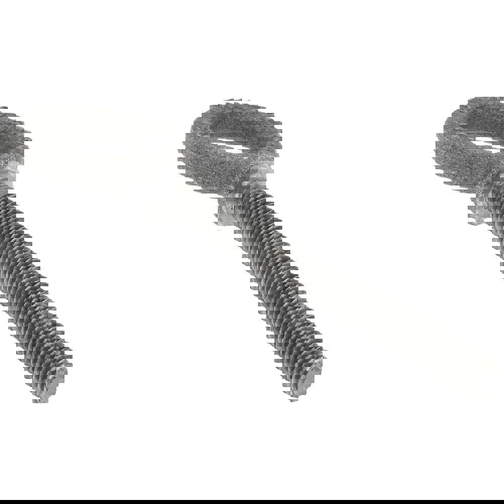 Fixed Lifting Eye Bolt: With Shoulder, 900 lb Capacity, 5/16-18 Thread, Grade C-1035 Forged Steel